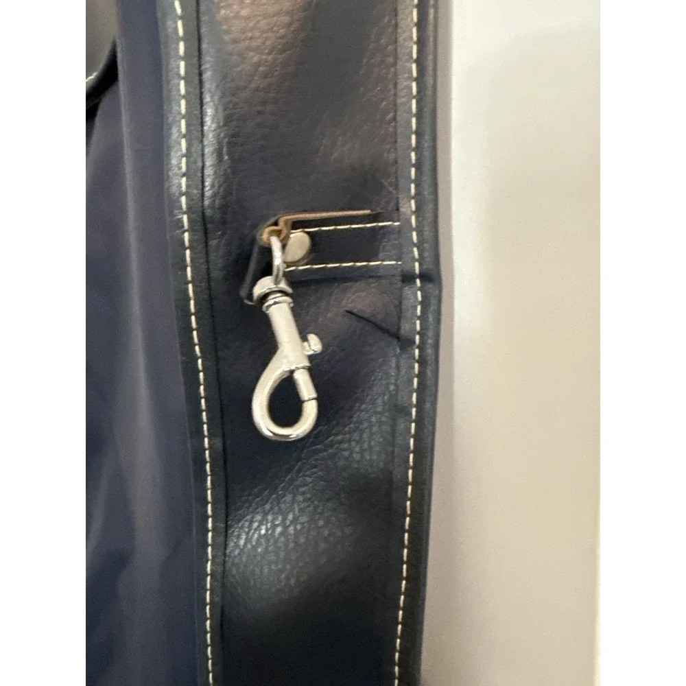 Vintage Jordache Garment Bag Suit‎ Carrier Travel Bag W/ Key Strap Tag Gray